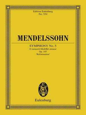 cover image of Symphony No. 5 D minor